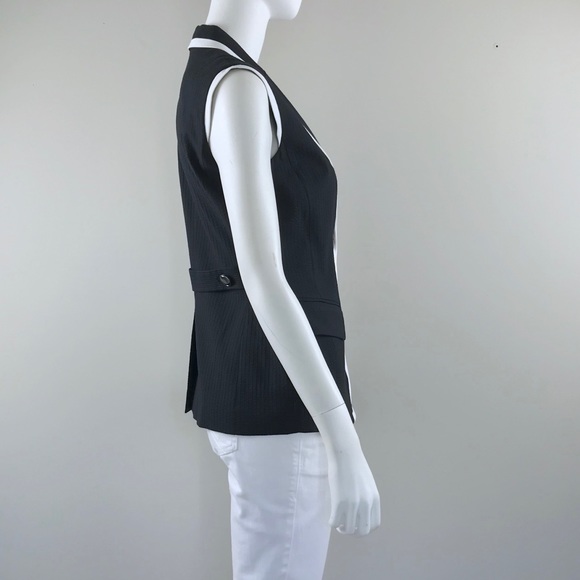 {Etcetera} “Deuce” Black & White Vest, $275 - Picture 6 of 9